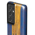 Barbados Flag Dark Wood Galaxy S21 Ultra 5G Pro Case